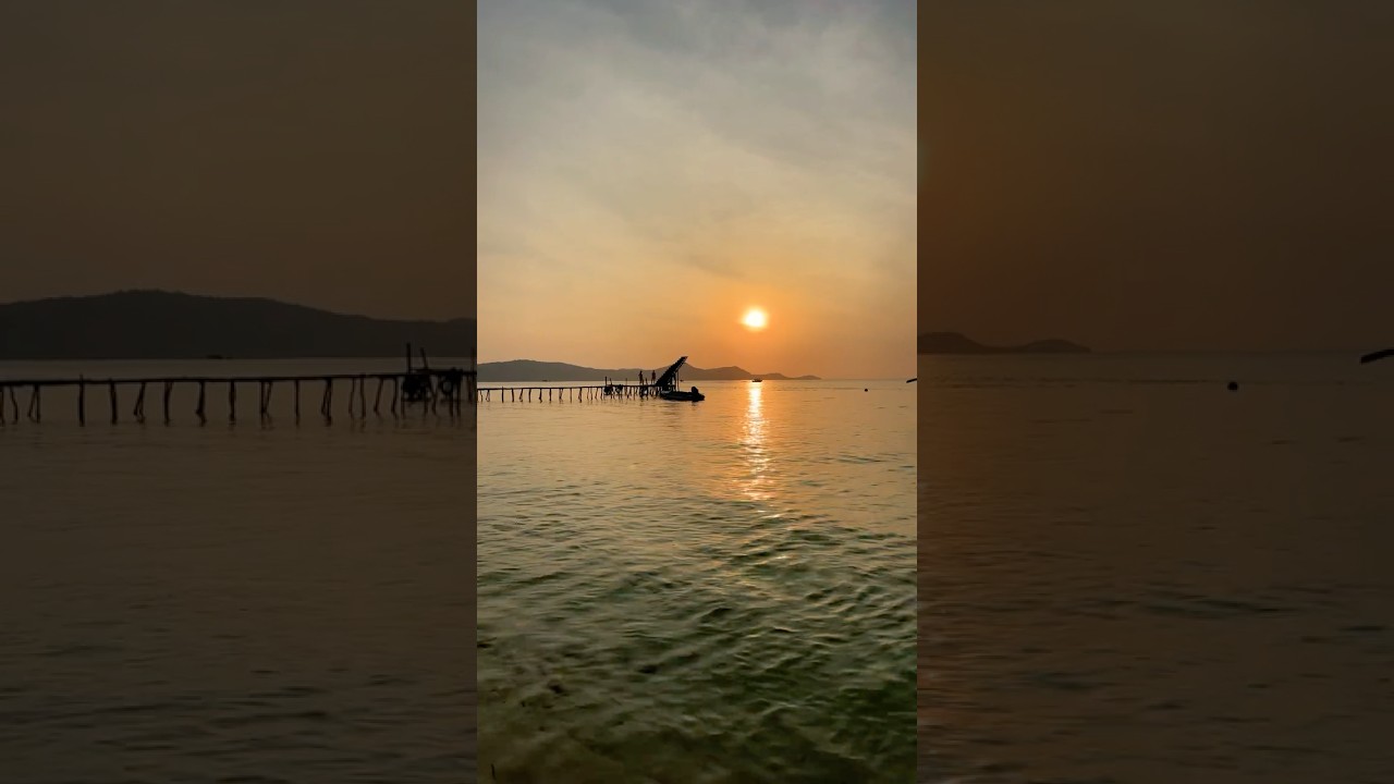 Golden Hour Sunset in Phu Quoc Vietnam &ndash; So Peaceful! 😍🌊