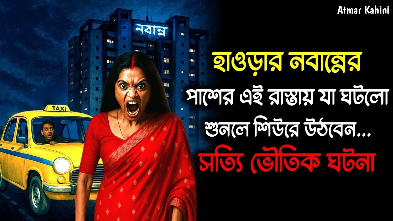 নবান্নের পাশের এই রাস্তায় যা ঘটলো, শুনলে শিউরে উঠবেন 😱 | সত্যি ভৌতিক ঘটনা | Atmar Kahini