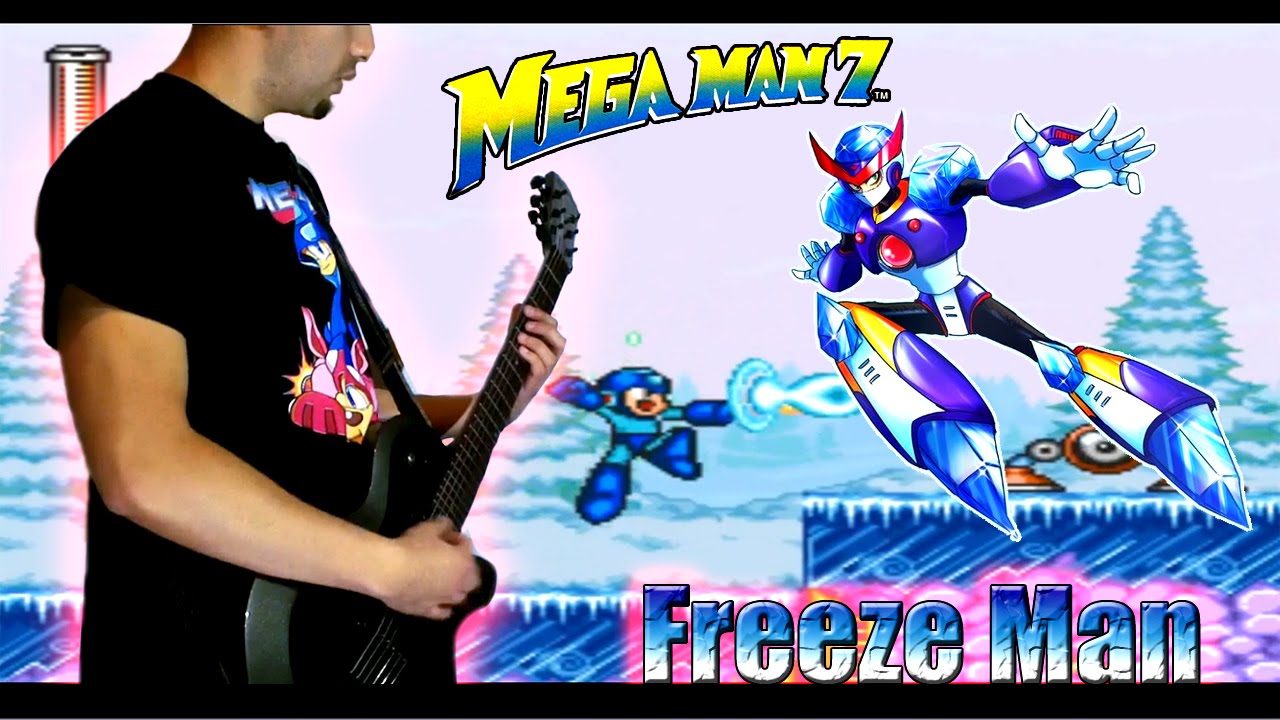 Mega Man 7 - Freeze Man On Guitar