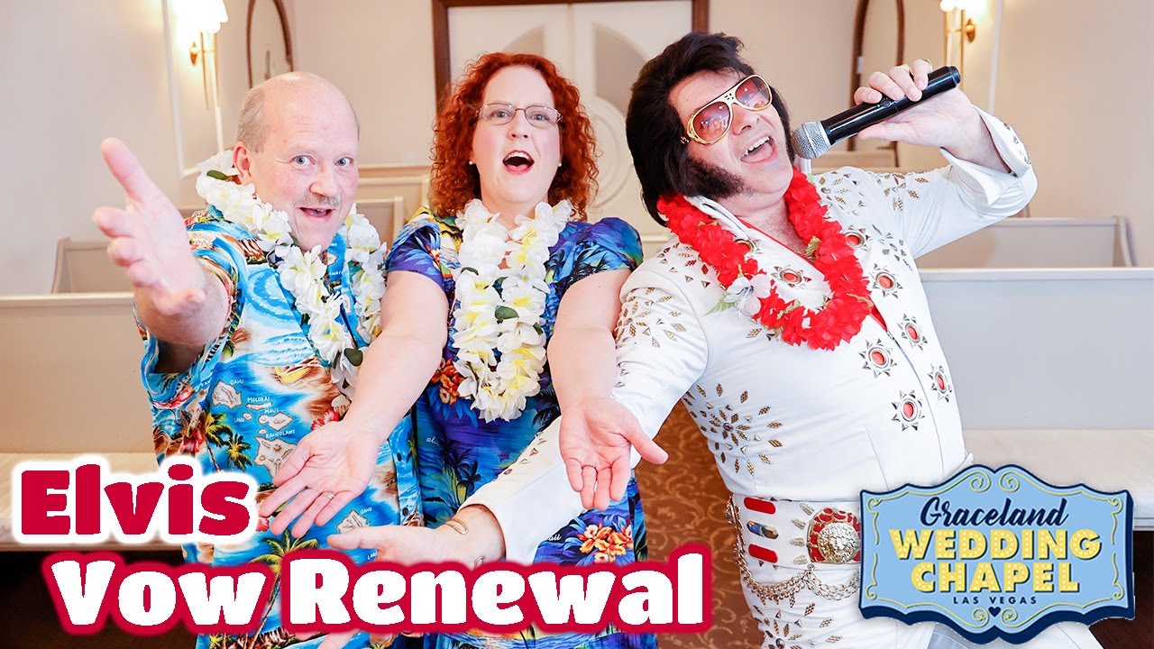 Terry & Sharon's Elvis Vow Renewal in Las Vegas | Graceland Chapel