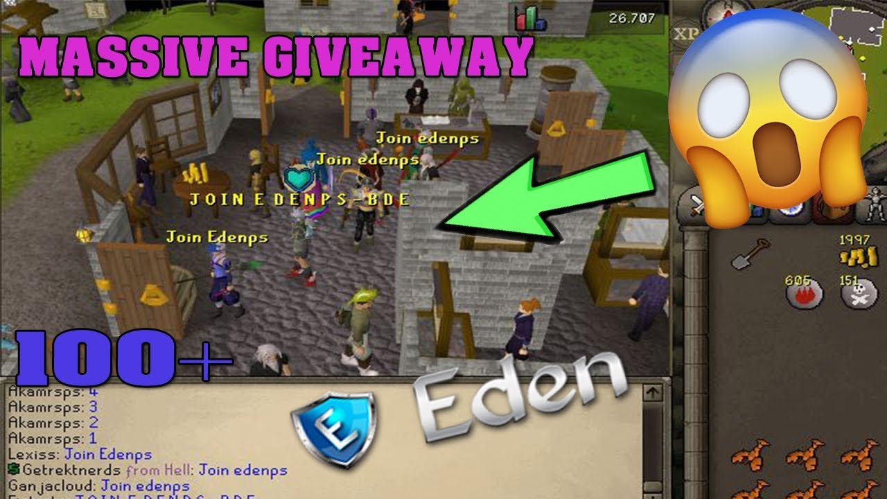 THE BEST OSRS RSPS? (INSANE GIVEAWAY X10 WINNERS) - Eden Ps