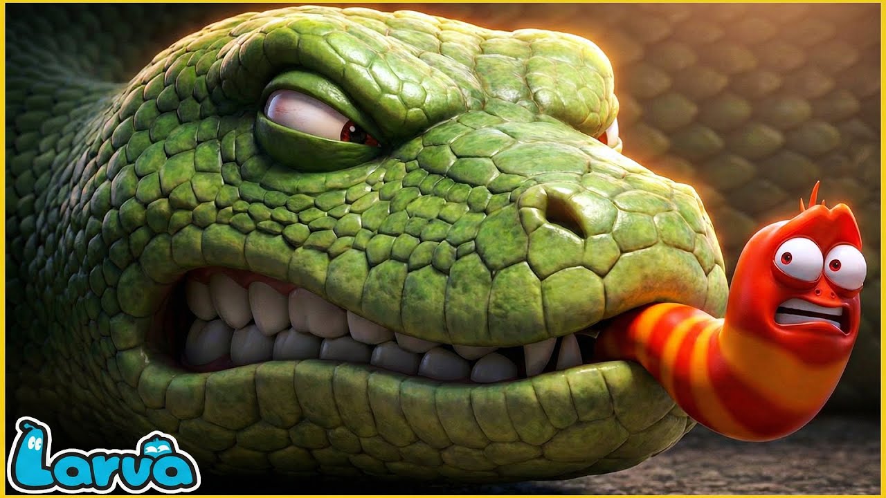 Larva Tuba 2026 🐛😱 The Whistle Danger! | Best Funny Cartoon Collection