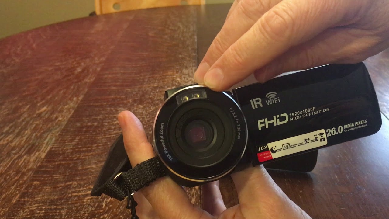 FHD 1080P Wifi HD Video Camera Review