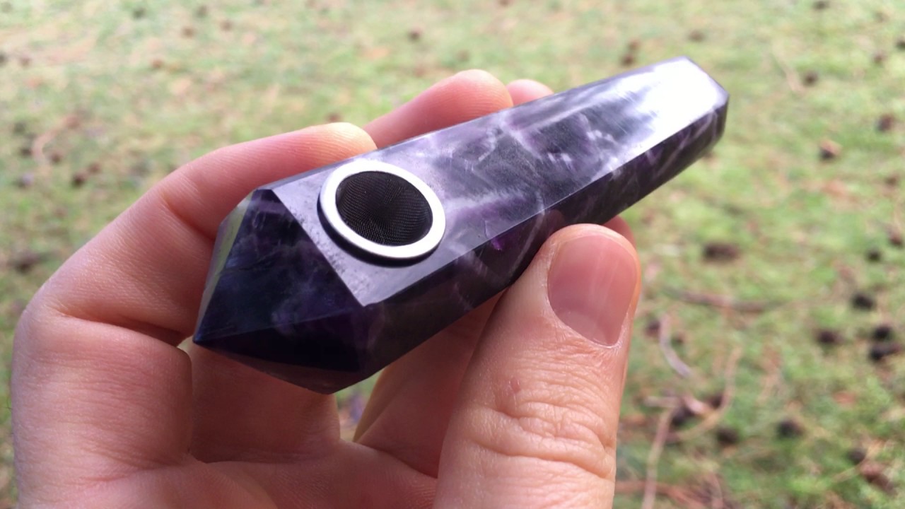 Crystal Gemstone Dream Amethyst Smoking Pipe