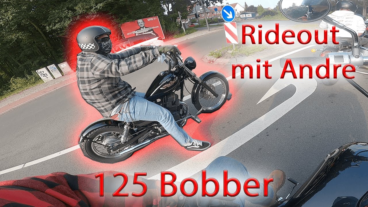 Grafenmühle | Abonnent getroffen | Rideout | 125 Honda Rebel Bobber | VN15 | Eisenschwein | Chopper