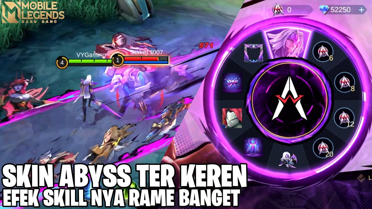 SKIN 7RIBU DIAMOND YANG TIDAK MENGECEWAKAN! EFEKNYA RAME BANGET! GACHA SKIN ABYSS LEOMORD