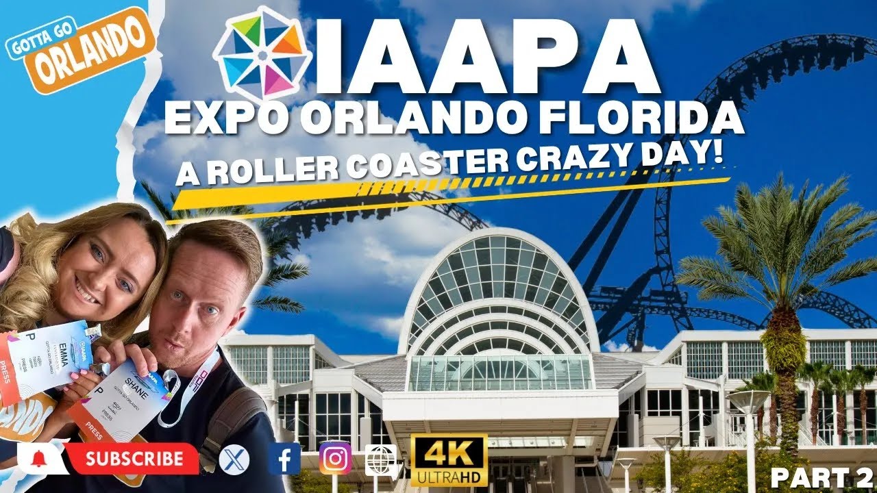 IAAPA EXPO 2023 Orlando Florida | A Roller Coaster day!