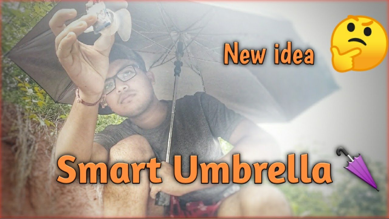 How To Make Smart Umbrella|| How to make smart umbrella at home|| In hindi|| Mini project