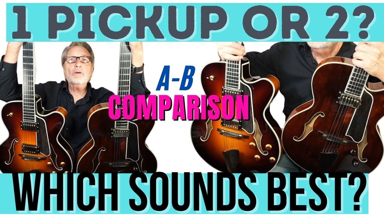 1 Pickup or 2... Which One Sounds Best? | Check Out The A-B Comparison | Jazz Archtop Guitar Review