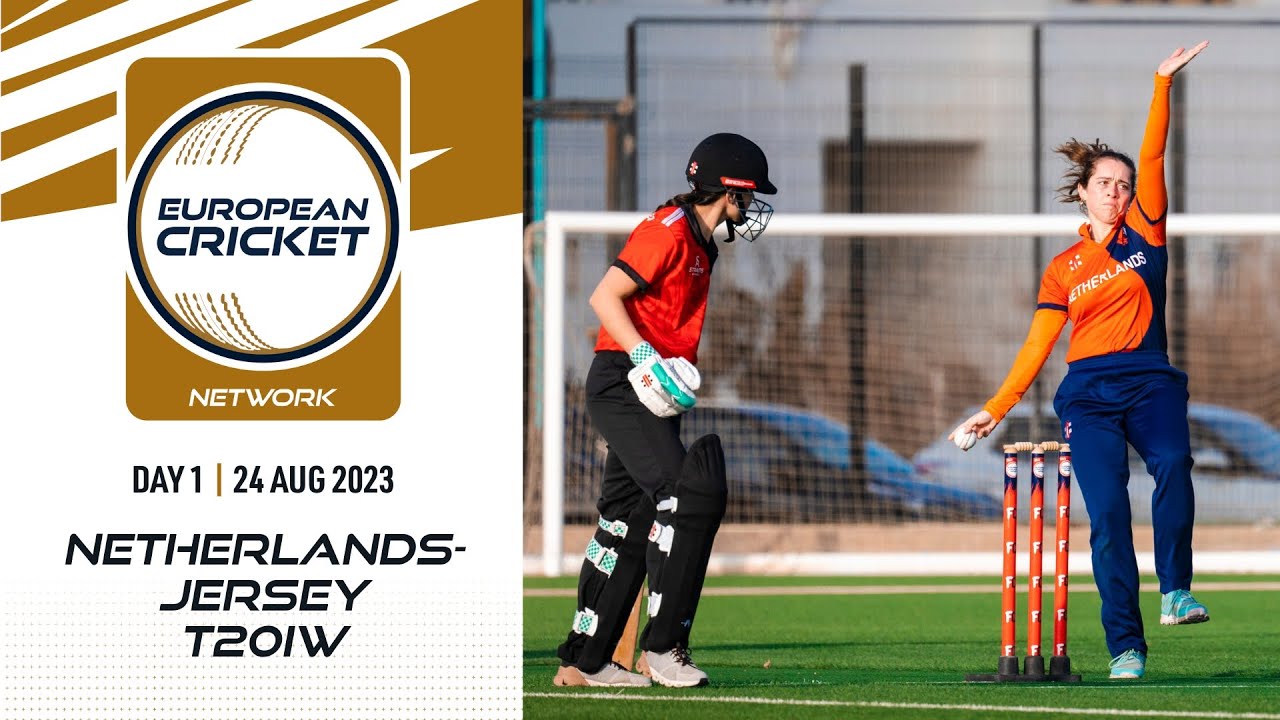 🔴 ECN Netherlands-Jersey T20IW, 2023 | Day 1 | T20 International Women's Cricket | European Cricket