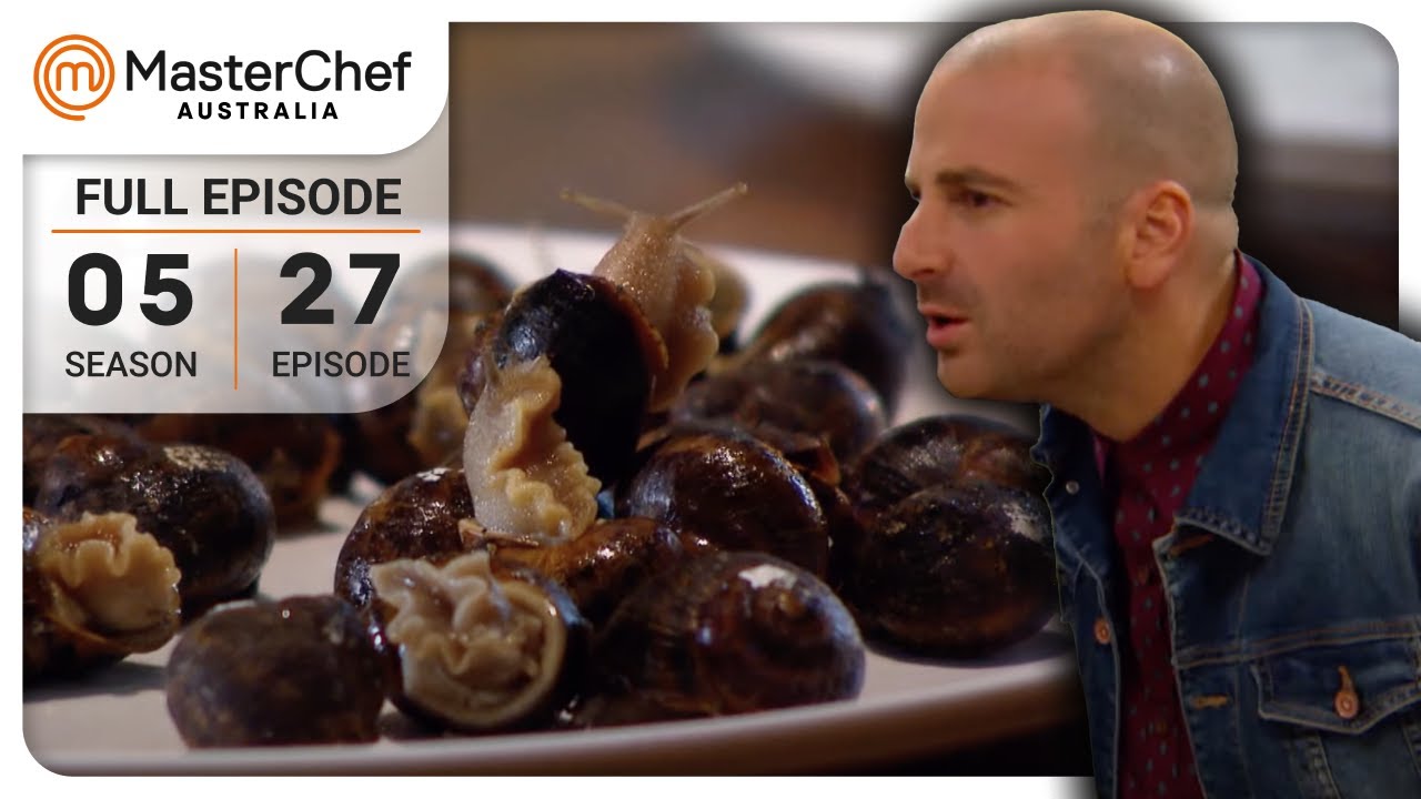 Впервые готовим с улитками | MasterChef Australia