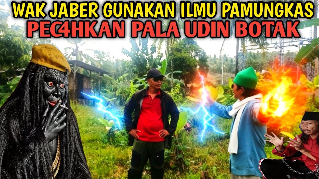 WAK JABER BERSHOLAWAT UDIN BOTAK KEPANASAN HANCUR LEBUR