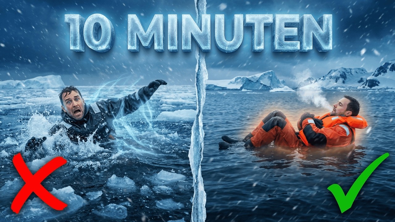 4 Schritte, die dich retten, wenn du ins eiskalte Wasser fällst
