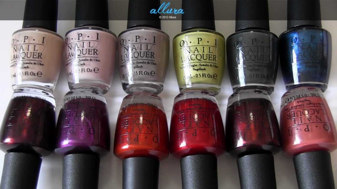 OPI Germany Collection: Live Swatches & Review