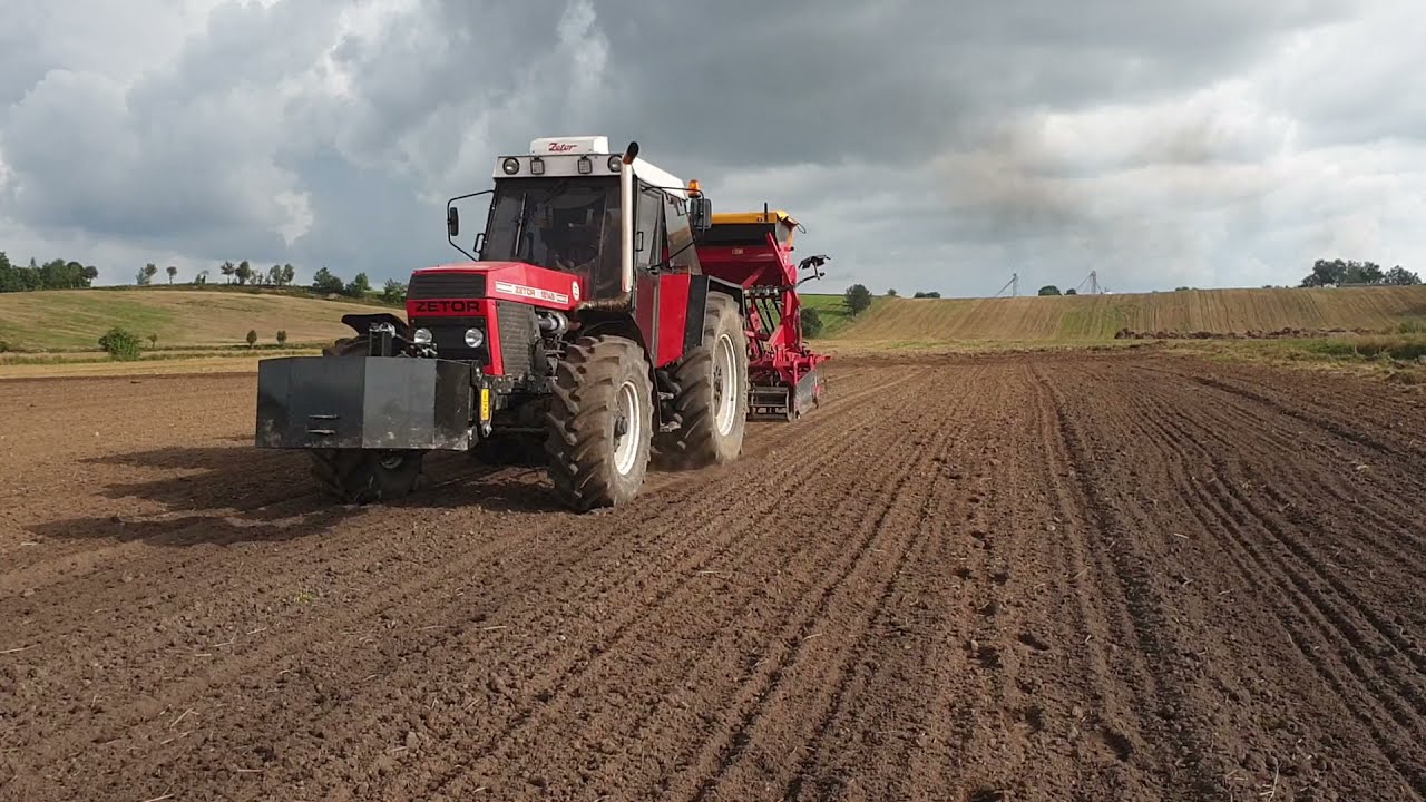 Zetor ZTS 16145 + Unia Famarol S400 PLUS. Siew rzepaku. Sowing rapeseed