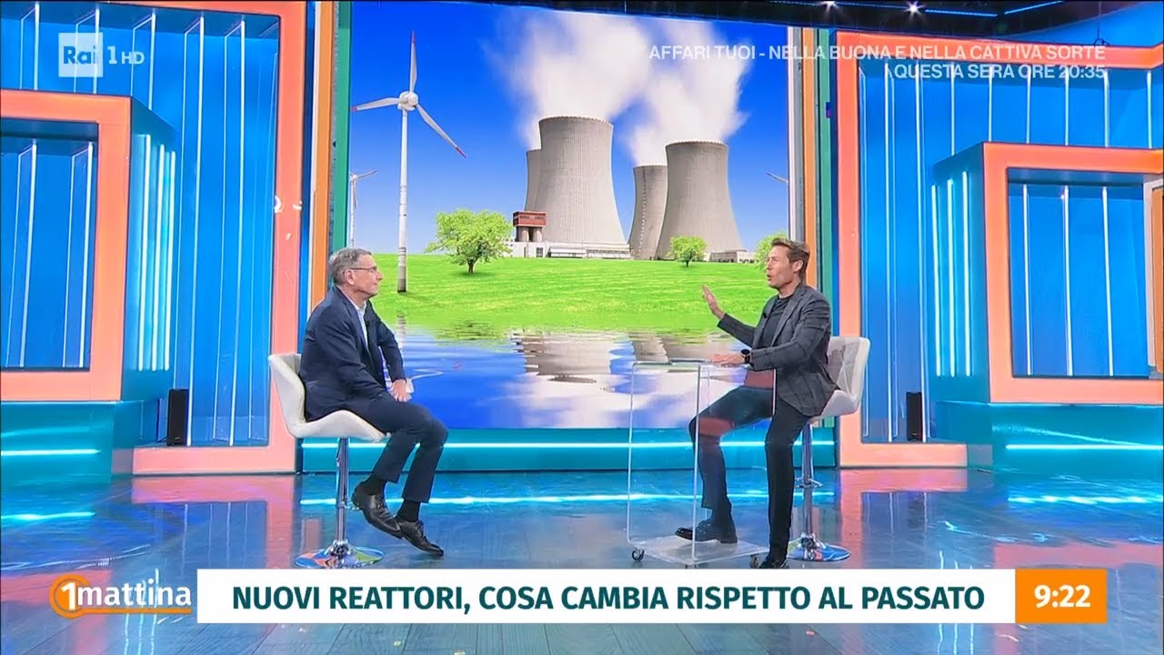 Nucleare sostenibile - Unomattina 13/02/2026