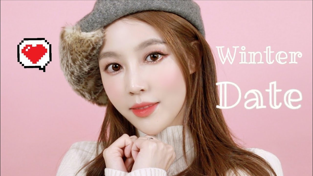 사랑스러운 겨울 데이트 핑크 메이크업  | 샨토끼