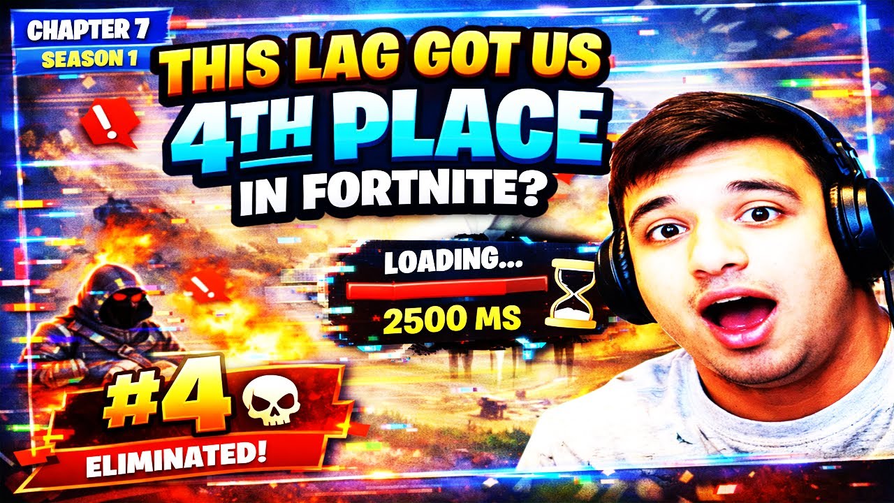 THIS LAG GOT US 4TH PLACE IN FORTNITE?
