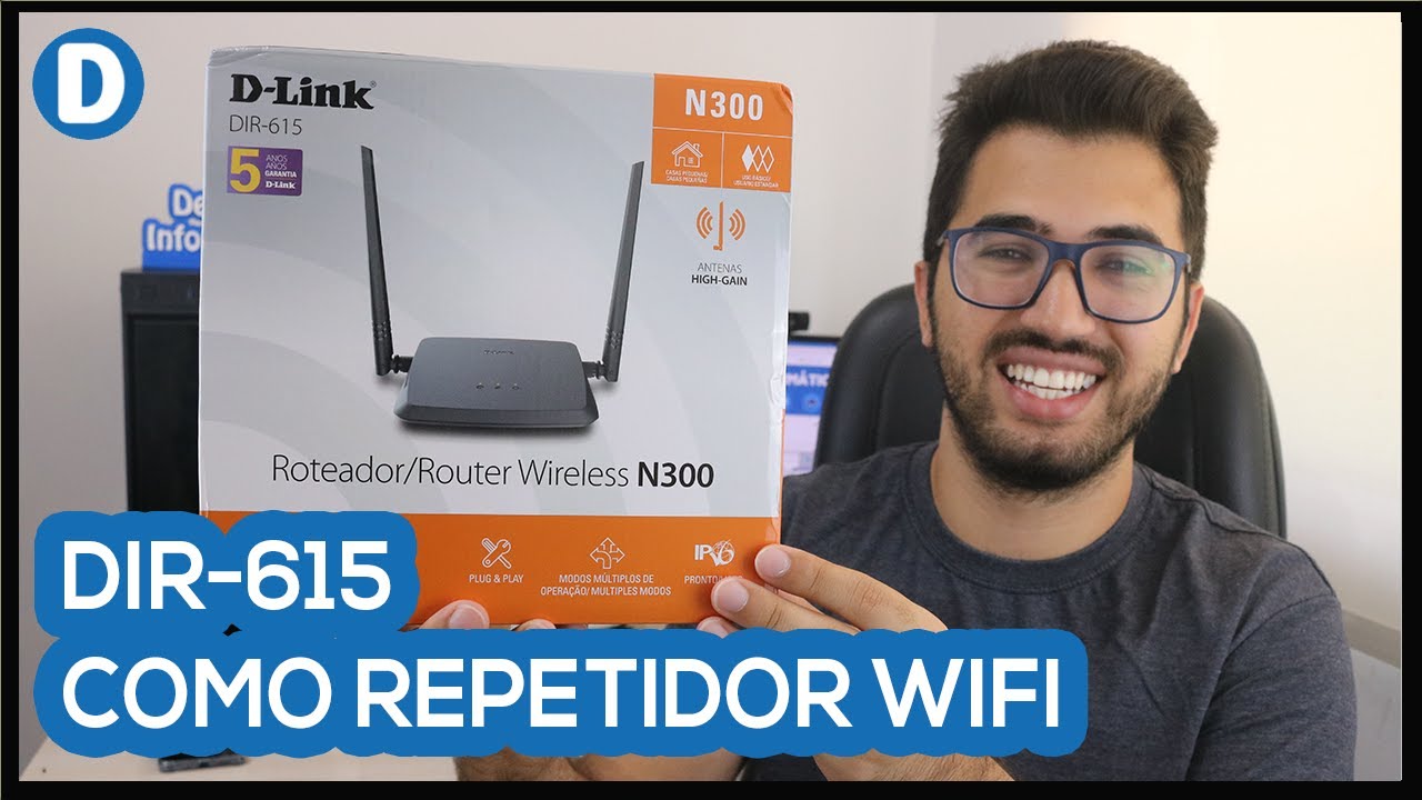 Como configurar DIR-615 como repetidor (Passo a Passo)
