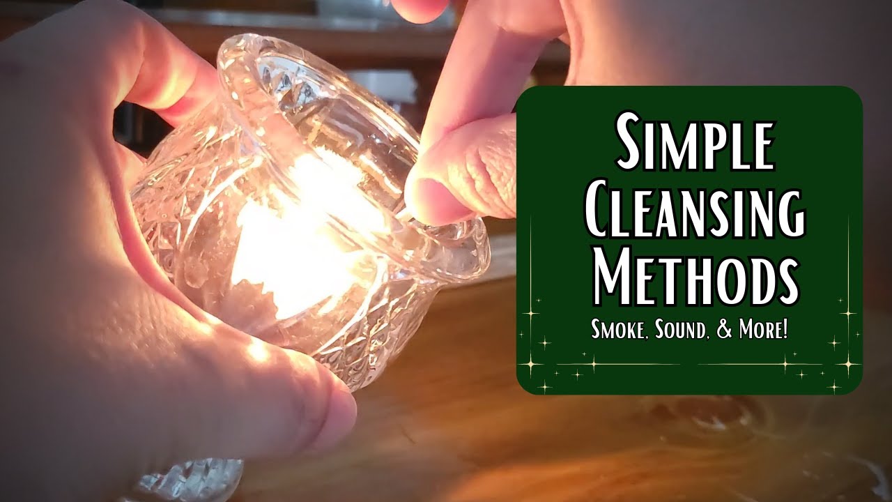 How to cleanse an object? || Four SIMPLE methods for easy cleansing! [CC]