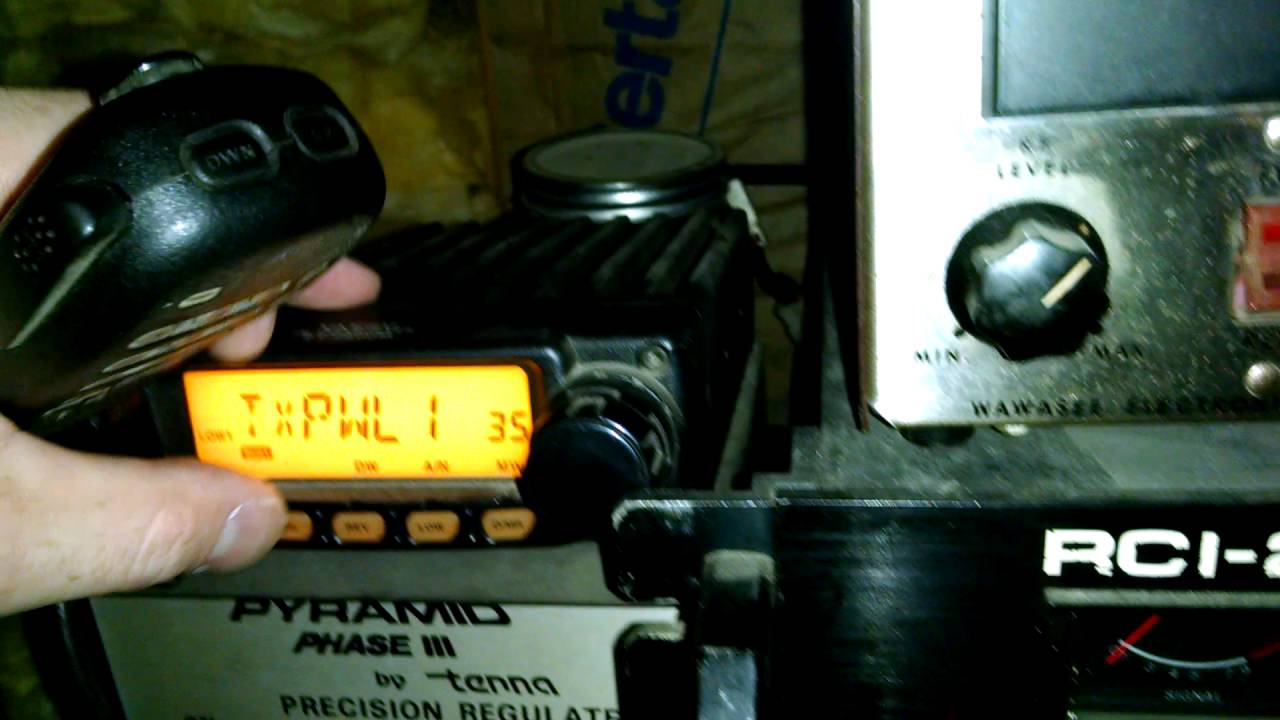Yaesu ft 2800 deviation and power adjustment