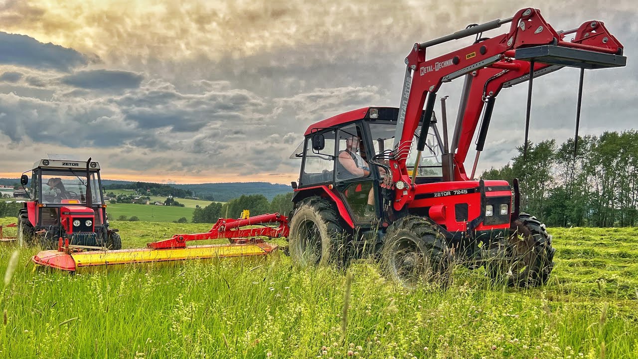 Senáže 2024 | 3x Zetor * Original sound | Soukromník Novák