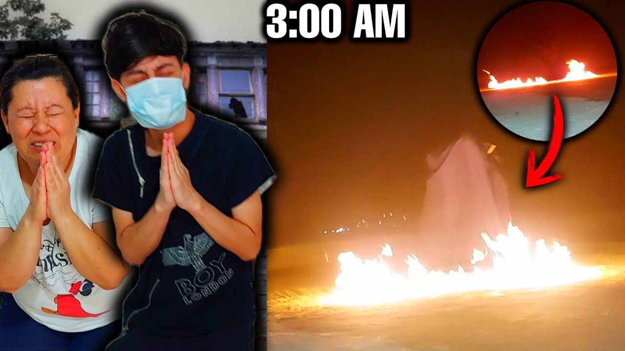 ENCERRAMOS A LA BRUJA EN UN CIRCULO Y SE *PRENDE FUEG0* A LAS 3:00 DE LA MAÑANA 😨