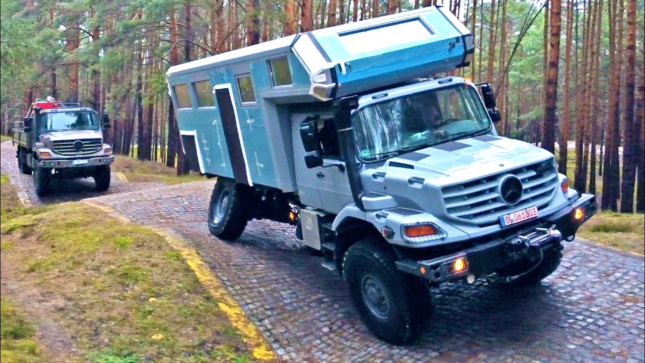 Mercedes Benz Zetros 4x4 EXMO, Verwindungstest in Horstwalde!