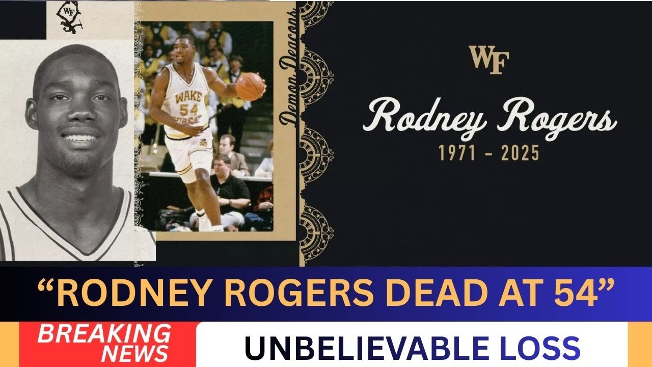 NBA Star Rodney Rogers Dies at 54 A Life of Strength Ends
