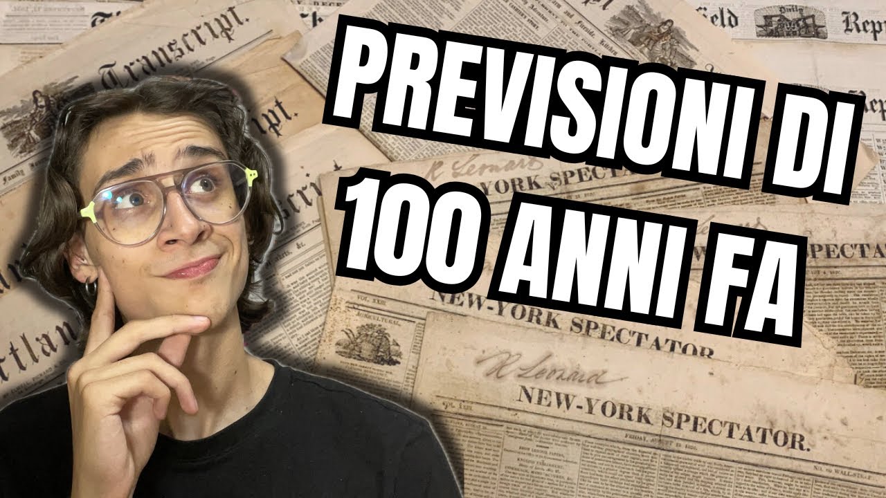 COME SI IMMAGINAVANO IL 2026 LE PERSONE 100 ANNI FA?