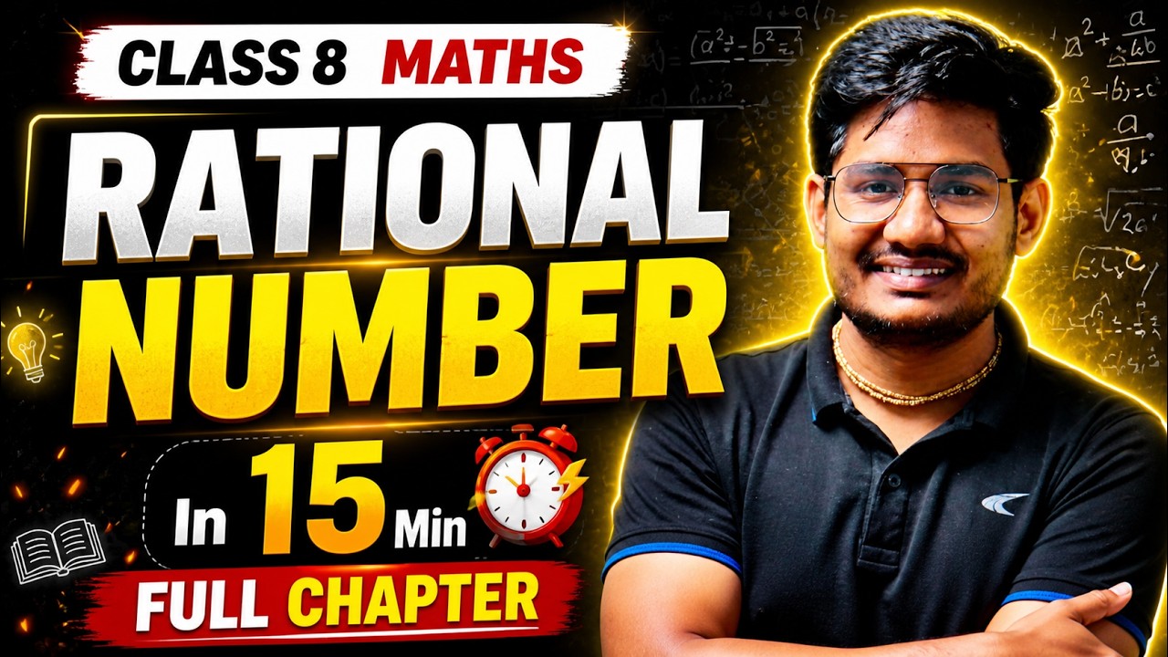 Class 8 Rational Numbers Full Chapter Revision | green board 8th