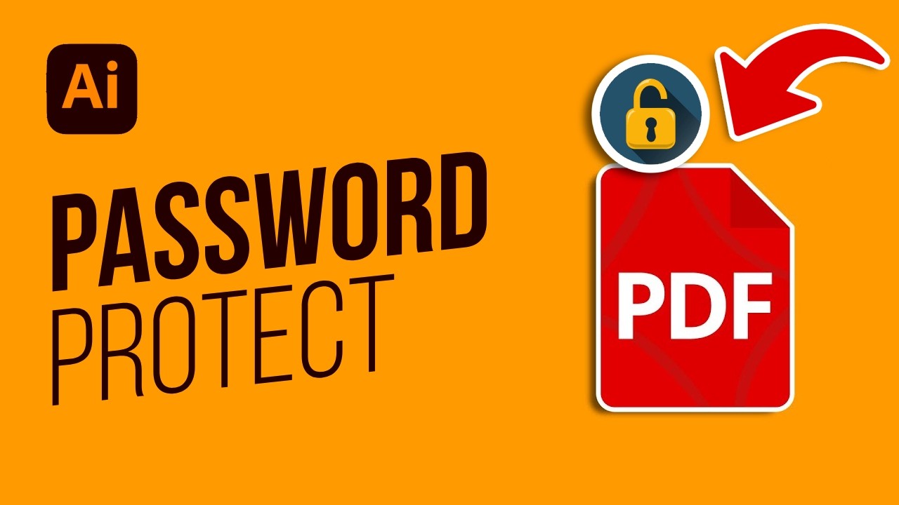 Password-Protect a PDF using Adobe Illustrator (Quick Tutorial)