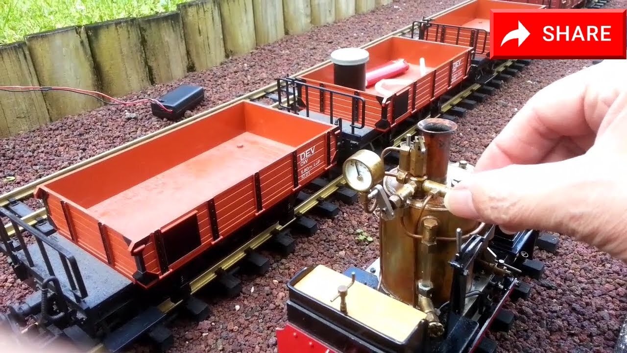 Steam Raising De Winton Quarry locomotive