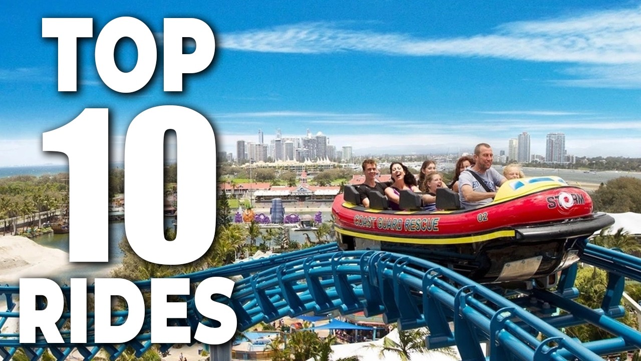 Top 10 Best Rides at SEA WORLD GOLD COAST - 2025!
