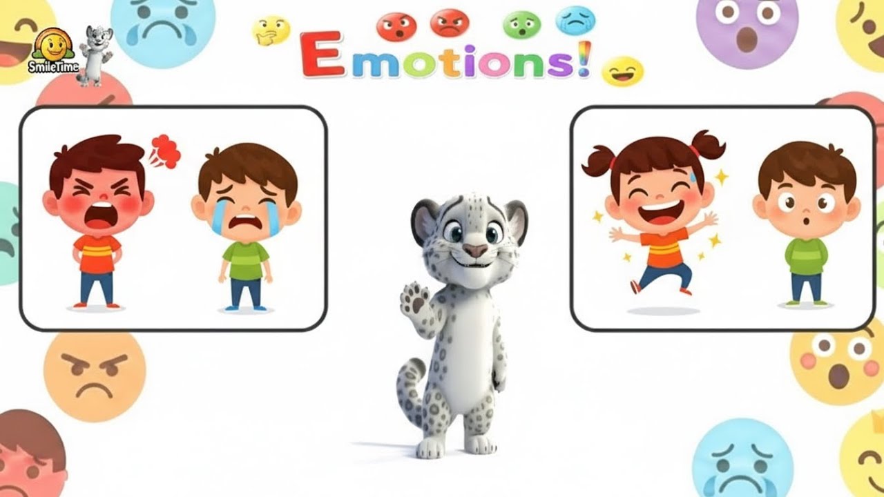 Learning Emotions with Letters for Kids! | SmileTime Feelings Journey 🌈