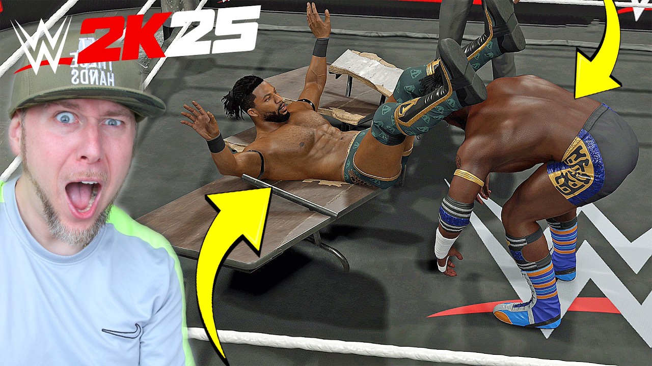 OBA FEMI just put TRICK WILLIAMS THROUGH A TABLE in WWE 2K25