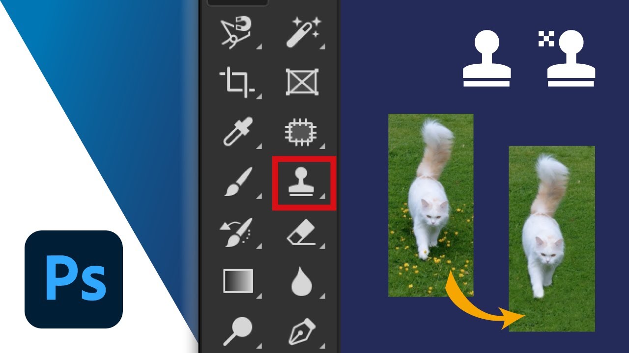 Adobe Photoshop - Strumento Timbro Clone