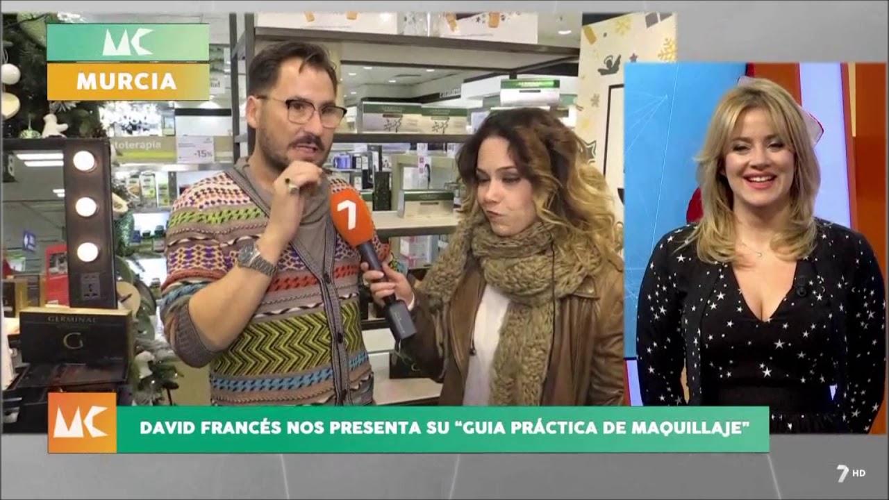 Trucos de maquillaje de David Francés, maquillador de Germinal, para 7TV MURCIA