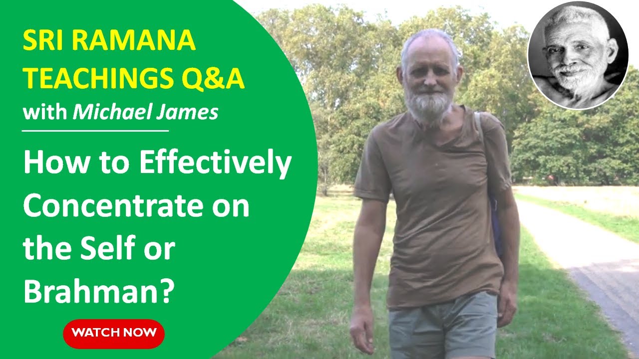 How Can I Effectively Concentrate on the Self or Brahman? Michael James Explains Ramana's Teachings