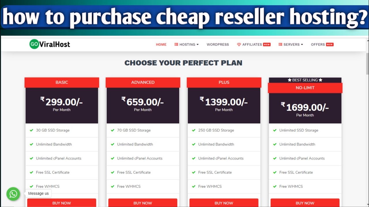 Buy Unlimited Reseller Hosting | how to buy cheap Free hosting | Free Reseller Hosting