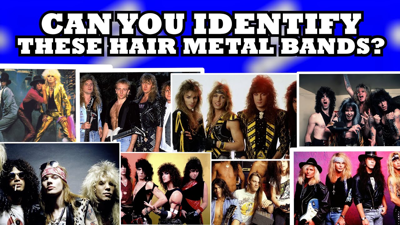 Can you identify these HAIR METAL bands? | Music Trivia 🤘