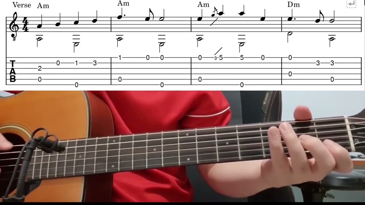 (恭喜恭喜 - 指彈吉他谱) Gong Xi Gong Xi - Easy Fingerstyle Guitar Playthrough Tutorial Lesson With Tabs
