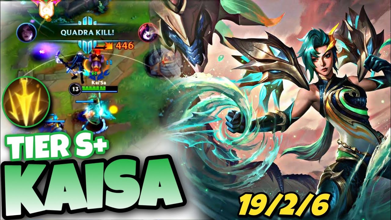 Wild Rift Kaisa |  KAISA STILL BEST ADC IN SEASON 6 !? | GAMEPLAY | Build & Runes #wildrift  #kaisa