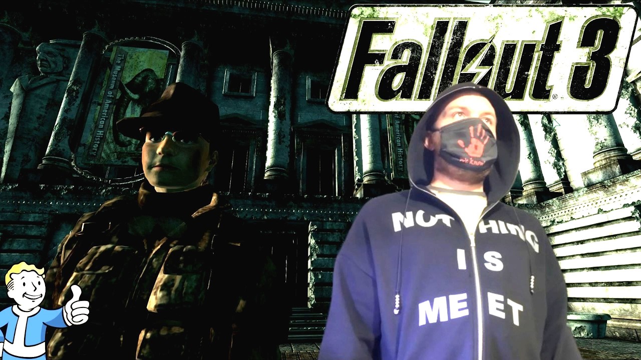 Fallout 3. Game of the year edition. Окультуриваемся в музее, изучаем архивы)))