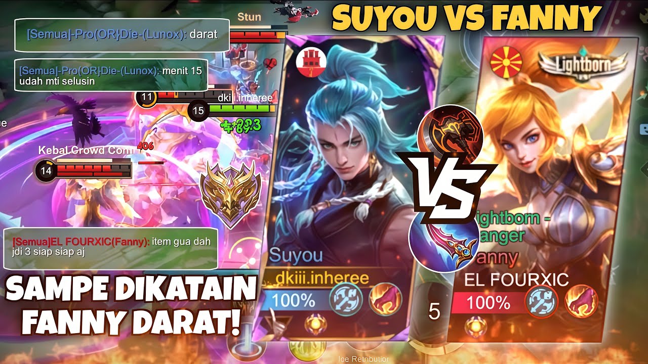 SUYOU LAGI LAGI BIKIN ULAH! FANNY LANGSUNG DIKATAIN DARAT! - MOBILE LEGENDS