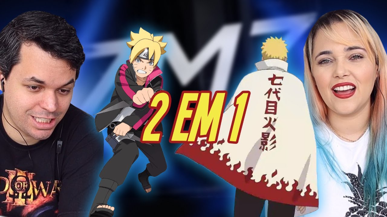 REACT 2 em 1 Rap do Naruto - O SÉTIMO HOKAGE e Rap do Boruto - FILHO DE UM HOKAGE (7 Minutoz)