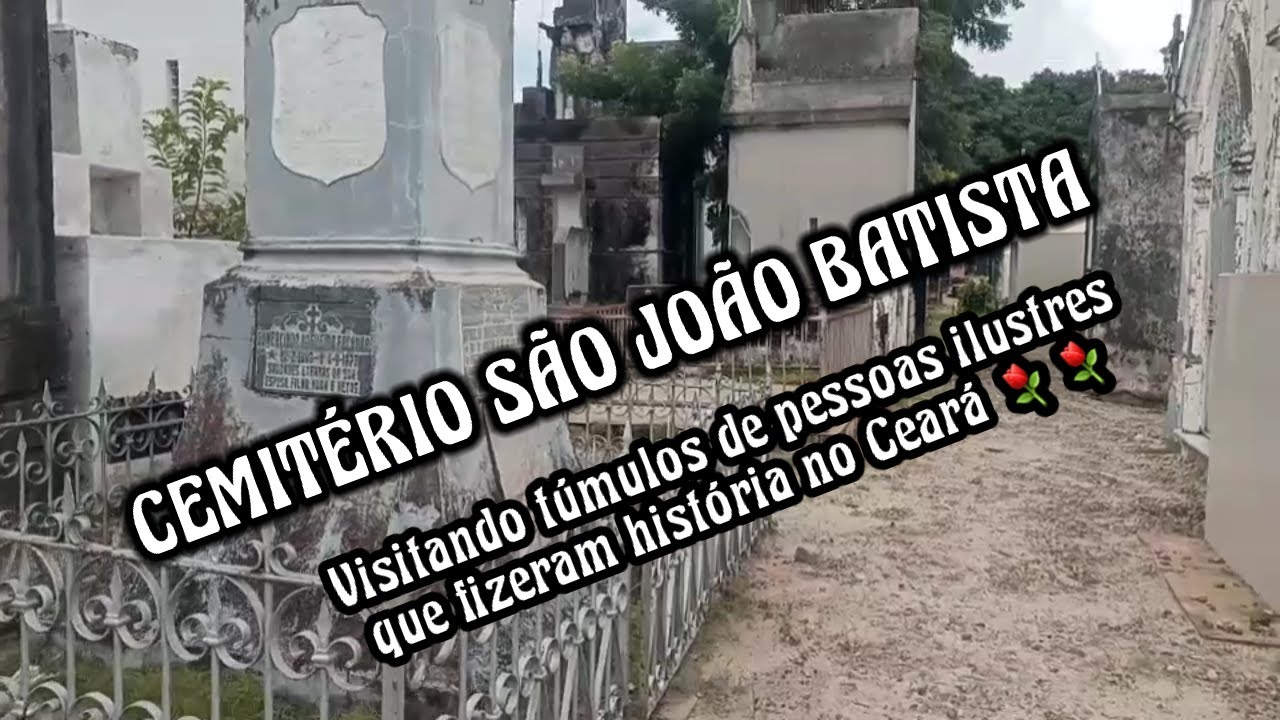Visitando túmulos de pessoas ilustres que fizeram historia em nosso Ceará