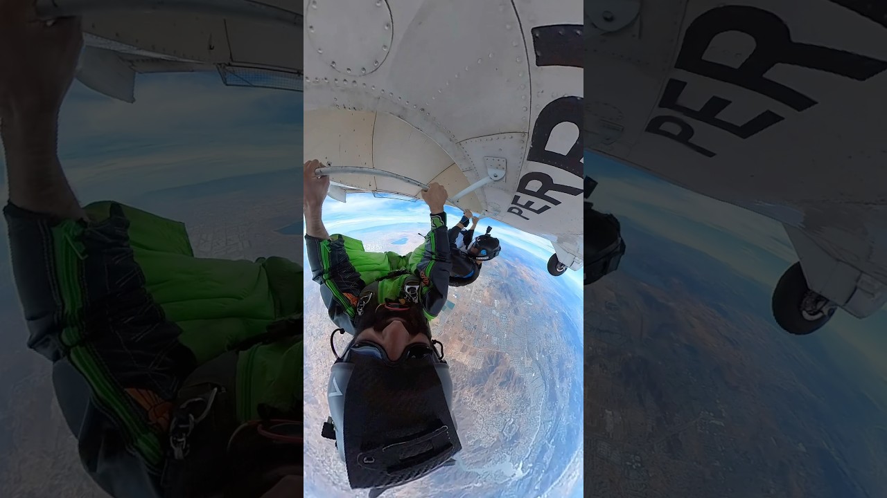 How To Exit SkyVan #skydive #wingsuit