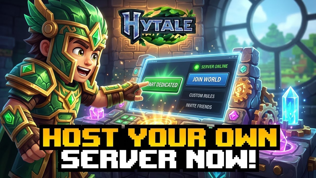 Создайте выделенный сервер Hytale | Разместите СВОЙ собственный сервер прямо сейчас!