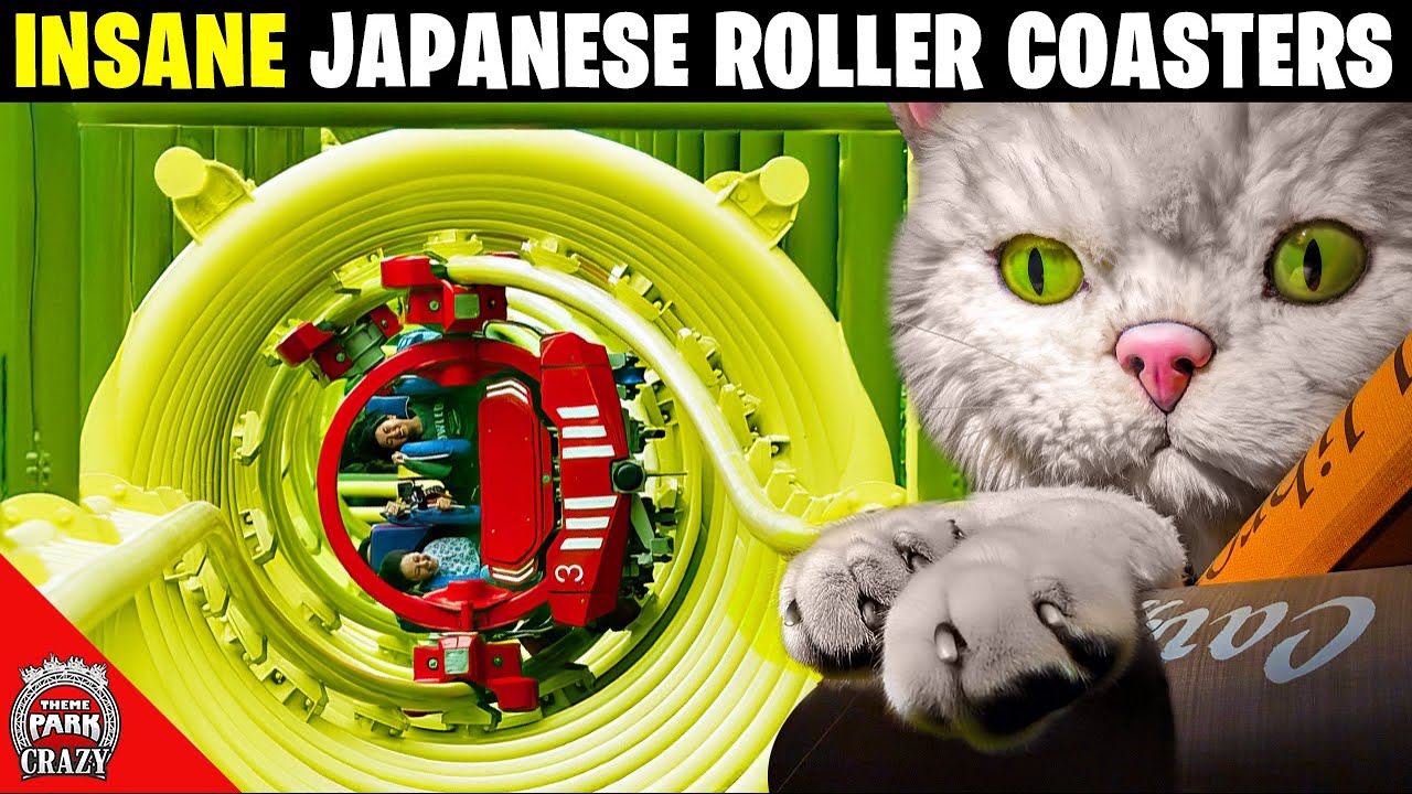 Top 10 INSANE Japanese Roller Coasters 🇯🇵